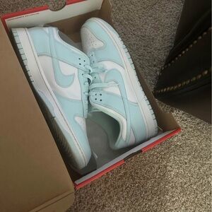 Nike Sky Blue and White Athletic Shoes